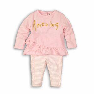 dojčenský set, Minoti, AMAZING 1, růžová - 86/92 | 18-24m