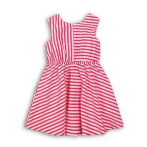 Šaty dievčenské bavlnené, Minoti, Funhouse 6, růžová - 68/80 | 6-12m