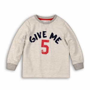 Tričko chlapčenské bavlnené s dlhým rukávom, Minoti, DEPT 12, béžová - 68/80 | 6-12m