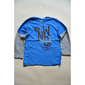 tričko chlapčenské s dlhým rukávom, Wendee, ozfb101628-2, modrá - 128 | 8let