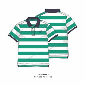 Tričko chlapčenské Polo s krátkym rukávom, Minoti, 1POLOST 3, zelená - 74/80 | 9-12m