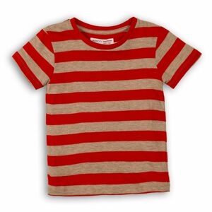 Tričko chlapčenské s krátkym rukávom, Minoti, 1STRIPE 1, červená - 74/80 | 9-12m