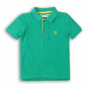Tričko chlapčenské Polo s krátkym rukávom, Minoti, 1POLO 8, zelená - 74/80 | 9-12m