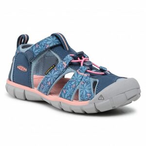 Detské sandále SEACAMP II CNX, REAL TEAL / STONE BLUE, keen, 1025153,1025138,1025107, modrá - 22