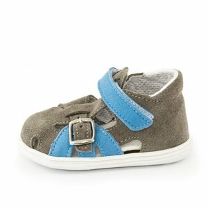 detské sandále J009 / S sivá / modrá, JONAP, šedá - 18