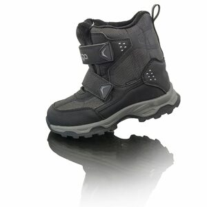 Detské zimné topánky WALE, Bugga, B00169-10, čierna - 25