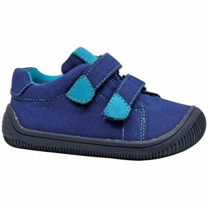 chlapčenská celoročná obuv Barefoot ROBY NAVY, Protetika, modrá - 20