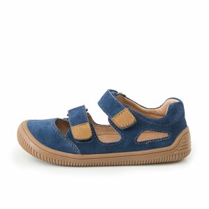 chlapčenské sandále Barefoot MERYL BROWN, Protetika, modro-hnedé - 20