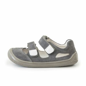 Chlapčenské sandále Barefoot MERYL GREY, Protetika, sivá - 21