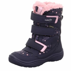 Dievčenské zimné topánky CRYSTAL GTX, Superfit, 1-009090-8000, modrá - 34