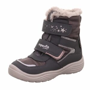 Dievčenské zimné topánky CRYSTAL GTX, Superfit, 1-009098-2000, sivá - 35
