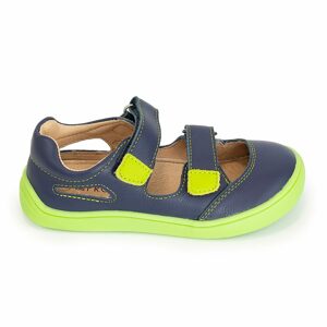 Chlapčenské barefoot sandále TERY NAVY, protetika, modrá - 21