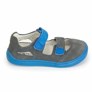 chlapčenské sandále Barefoot TERY GREY, Protetika, sivá - 22