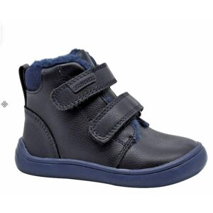 Chlapčenské zimné topánky Barefoot DENY BLACK, Protetika, čierna - 25