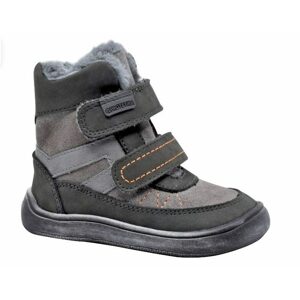 Chlapčenské zimné topánky Barefoot RODRIGO GREY, Protetika, sivá - 21
