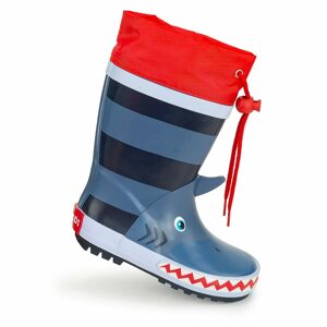 Detské gumáky - žraločí dizajn, Pidilidi, PL0044-04, modré - 33
