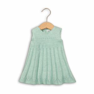 Šaty dojčenské úpletové, Minoti, blossom 3, zelená - 86/92 | 18-24m