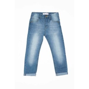 Nohavice džínsové dievčenské s elastanom, Minoti, bloom 6, modrá - 68/80 | 6-12m