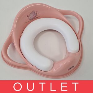 MALTEX Redukcia na WC s úchytmi mäkká Sloník Minimal - peach rose