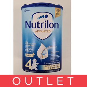 EXP: 12.8.2024 NUTRILON 4 Vanilla batoľacie mlieko 800 g, 24+