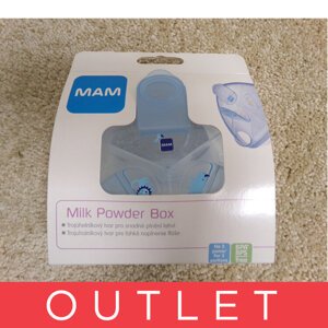 MAM Box na sušené mlieko modrý