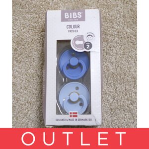 BIBS Colour cumlíky z prírodného kaučuku 2 ks vel. 2 Sky Blue / Baby Blue
