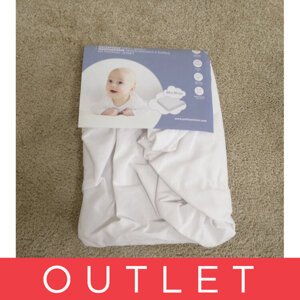 PETITE&MARS Napínacia plachta nepromokava do malej postieľky Soft Dream Mini 84 x 50 White
