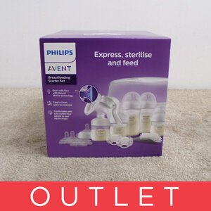 Philips AVENT Sada k dojčeniu Natural Response s manuálnou odsávačkou a sterilizátorom do MW
