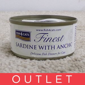 EXP.: 28.02.2025 FISH4CATS Konzerva pre mačky Finest sardinka s ančovičkami 70 g