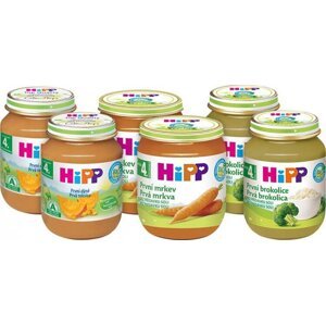 HiPP BIO Balenie prvých zeleninových príkrmov (6x 125 g) - mrkva, tekvica, brokolica
