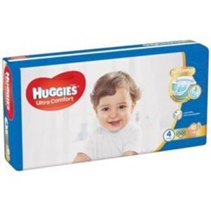 HUGGIES Ultra Comfort Plienky jednorazové 4 (8-14 kg) 50 ks