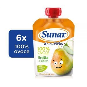 6x SUNAR Kapsička Do ručičky hruška 100 g