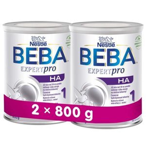 2x BEBA EXPERTpro HA 1, 800 g - Počiatočné dojčenské mlieko