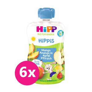 3x HIPP BIO Jablká s marhuľami 4x100 g, od ukončeného 4. - 6. mesiaca