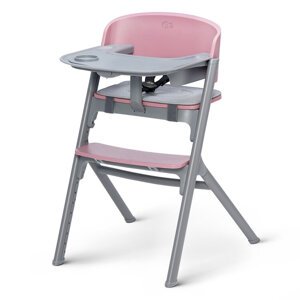KINDERKRAFT SELECT Set jedálenská stolička Livy Aster Pink + lehátko Calmee, Premium