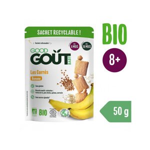 EXP: 30.03.2024 GOOD GOUT BIO Banánové vankúšiky 50 g