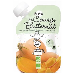 EXP: 28.06.2024 POPOTE Kapsička bio maslová tekvica 120 g, 4+