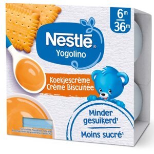EXP: 30.06.2024 6x NESTLÉ YOGOLINO mliečny dezert so sušienkami 4x100 g