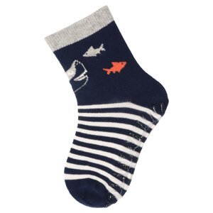 STERNTALER Ponožky protišmykové Žralok SUN modrá chlapec veľ. 18 6-12m