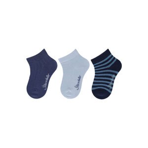 STERNTALER Ponožky krátke 3 ks v balení modrá chlapec veľ. 18 6-12m