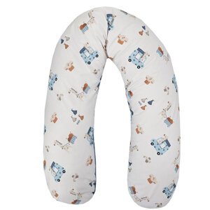 EKO Vankúš na dojčenie Velvet Giraffe blue 180 cm