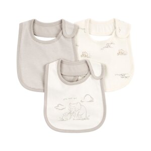 CARTER'S Podbradník Elephant Stripe neutrál MFL 3ks