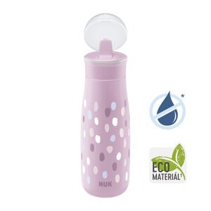 NUK Fľaša Mini-Me Flip - ružová 450ml, 12m+