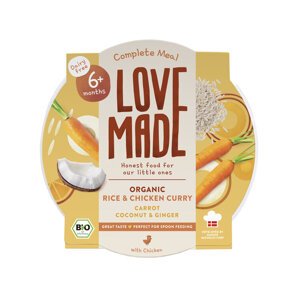 EXP: 13.07.2024 LOVEMADE Curry kuracie s ryžou pre deti od 6. mesiaca, 225 g