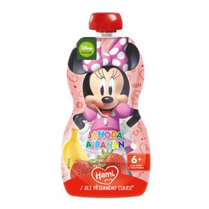 EXP: 06.07.2024 HAMI Kapsička ovocná Minnie Jahoda a banán 110g, od uk. 6. mesiaca
