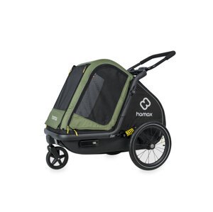 HAMAX Vozík pre psov Pluto Medium green/black