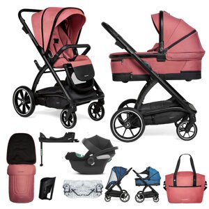 MUUVO SET Kočík 4v1 Trick set Pure pink + CYBEX Aton B2 i-Size + základňa