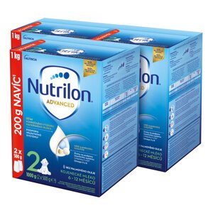 NUTRILON Mlieko dojčenské následné 2 Advanced od uk. 6. mesiaca 3x1000 g