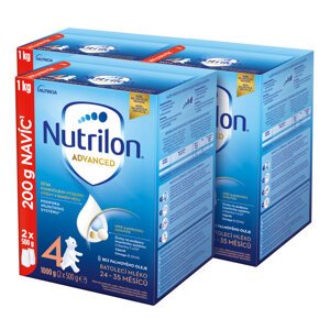 NUTRILON Mlieko batoľacie 4 Advanced od uk. 24. mesiaca 3x1000 g