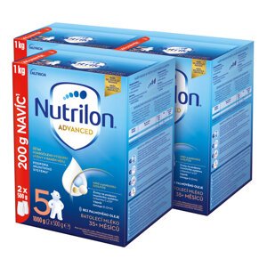 NUTRILON Mlieko batoľacie 5 Advanced od 35. mesiaca 3x1000 g